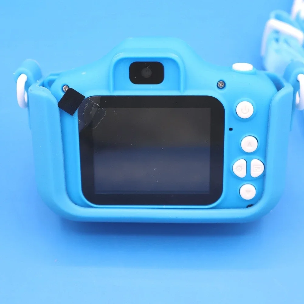 Kids Digital‎ Camera Blue Whale Design Educational Toy Gift Tested & works